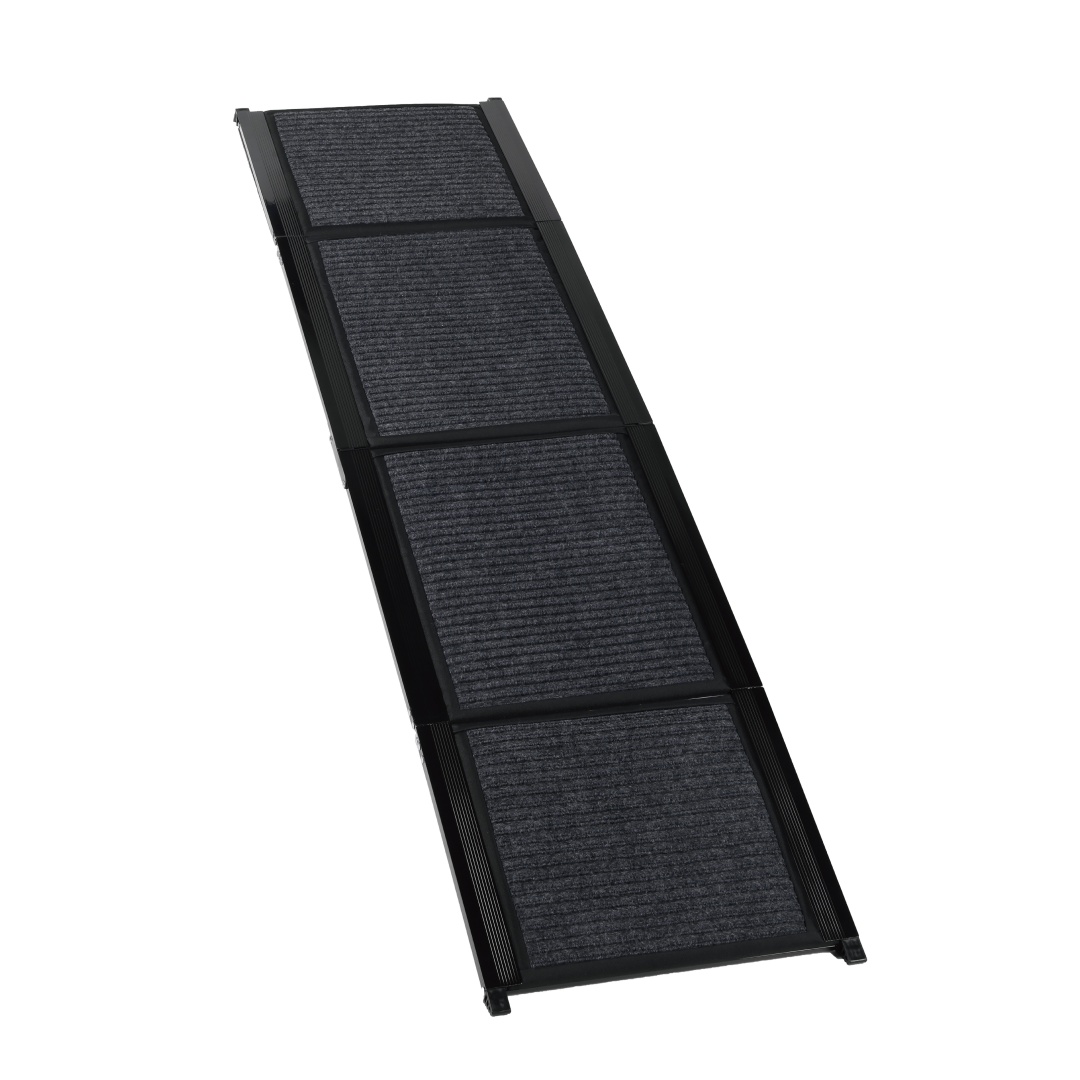 Dog Ramp For Car 65x17 Large Folding Pet Stair Ramps For Truck, SUV, With Non-Slip Surface, Up To 250LBS, Outdoor Dog Car Ramp For Medium Large Dogs, Portable Pet Steps — imagen 7