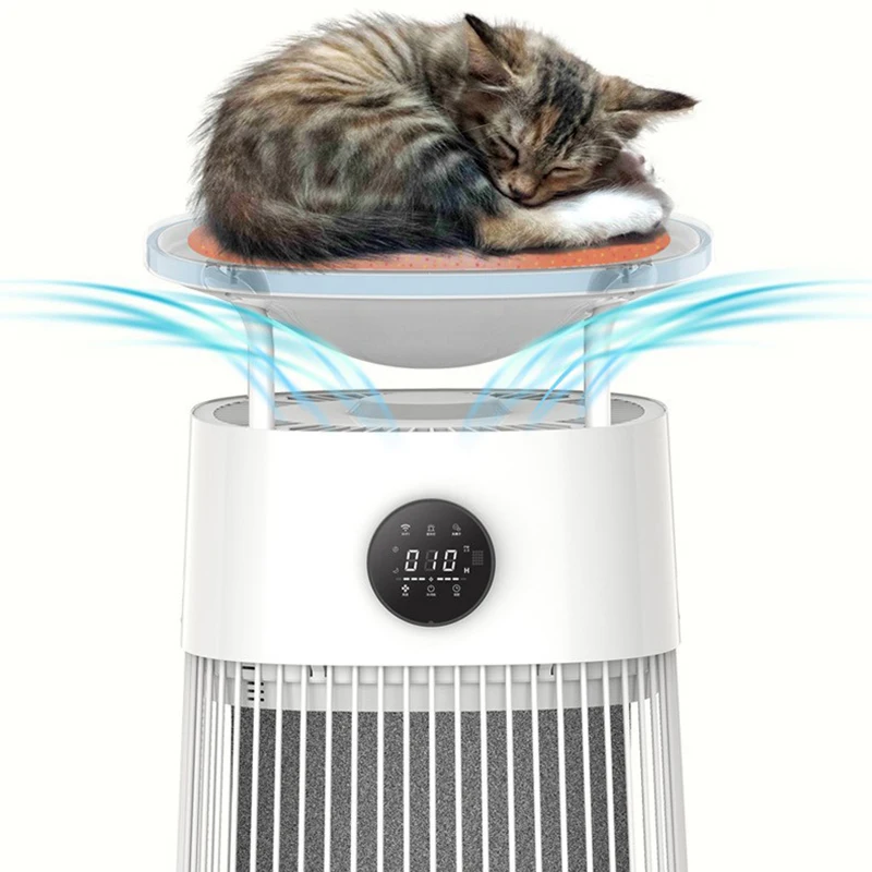 Pet cats use air purifiers to suck cat fur remove odors allergens sterilize and disinfect — image 5