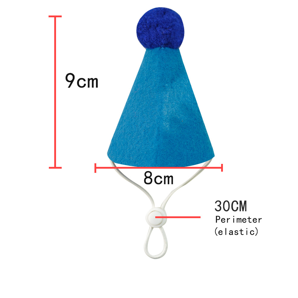 Pet birthday drool scarf cat bib scarf dog cat hat — image 8