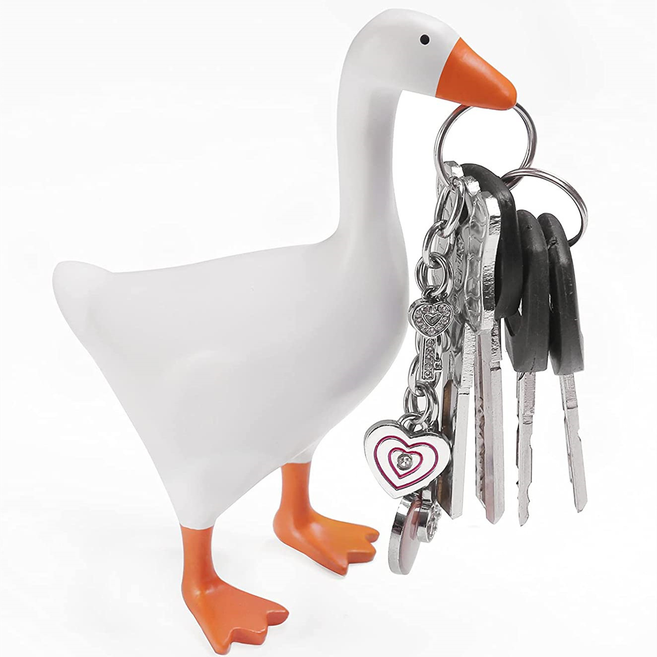 Estatua de Pato con Succión Magnética y Cuchillas para Hogar - Decoración de Resina — imagen 6