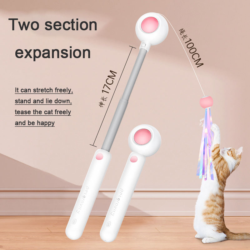 Gravitational Pet Laser Cat Cudgel Cat Feather Replacement Can Add Cat Mint Pet Supplies Kitten Toys — image 2