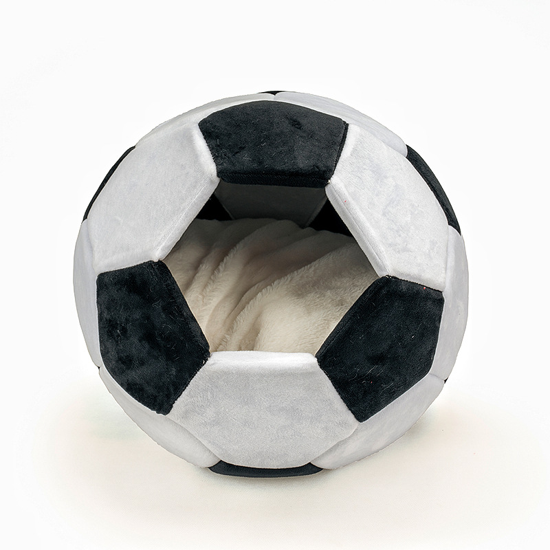 Colchoneta Nido para Mascotas Todo Uso, Todo el Año, Estilo Balón de Fútbol Americano, Casita Creativa para Perro Pequeño, Nido Cálido para Gato en Otoño e Invierno — imagen 2