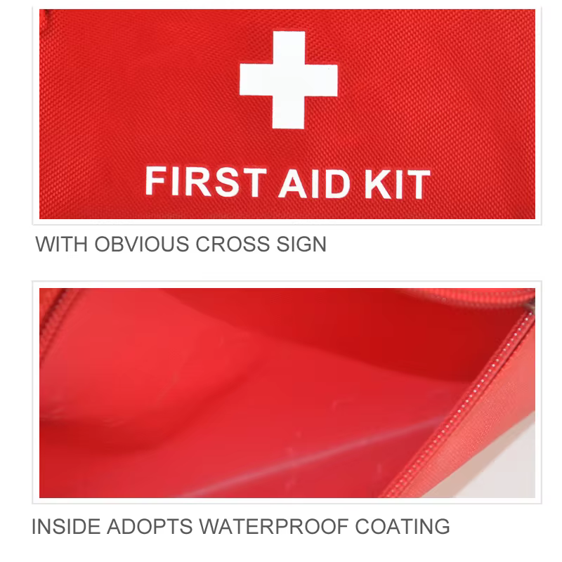 50pcs Set Portable First Aid Kit Red Car Emergency Kit Accessories For Home Family Travel Outdoor Emergency Medical Treatment — image 4