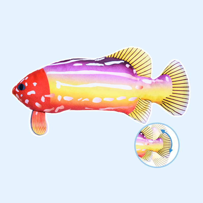 Electric Fish Will Jump, Simulating Fish Glow, Charging, Rocking Fish, Playing Cat Pet Toy — image 5