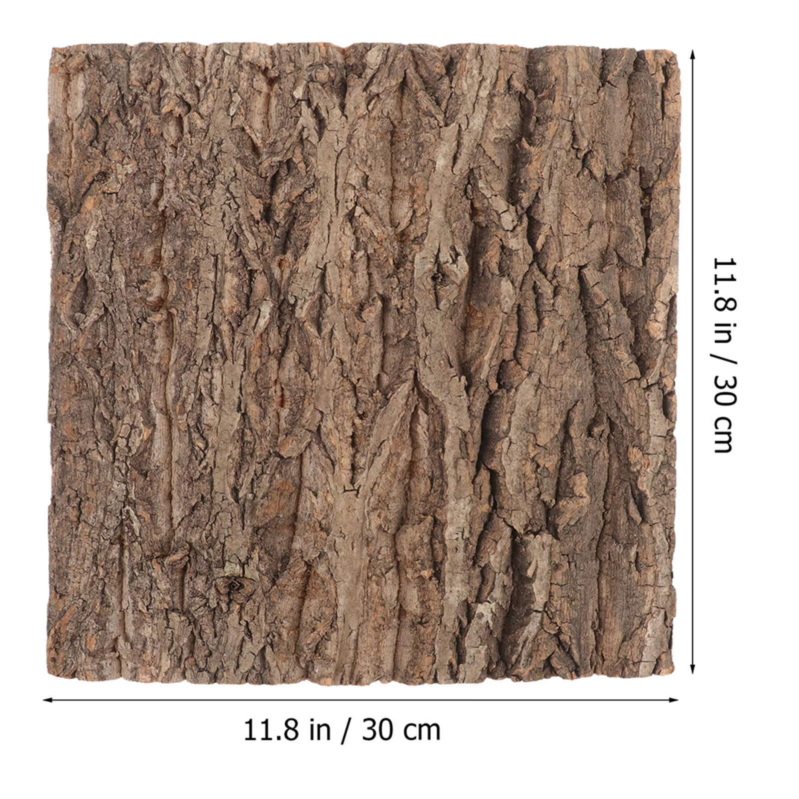 2 fondos de corteza de corcho natural, panel de corteza de árbol para terrarios, escalada de reptiles, acuario, decoración de plantas verdes — imagen 3