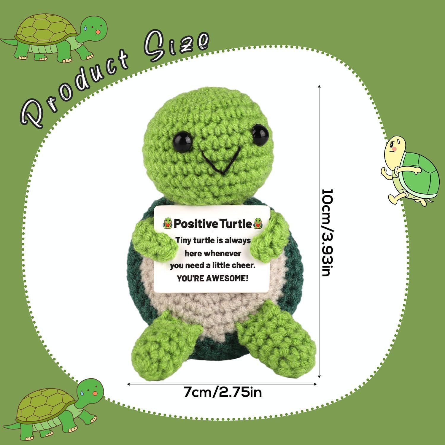 Muñeca de Pingüino Cariñoso con Taza de Cerveza y Tortuga de Lana Manual — imagen 4