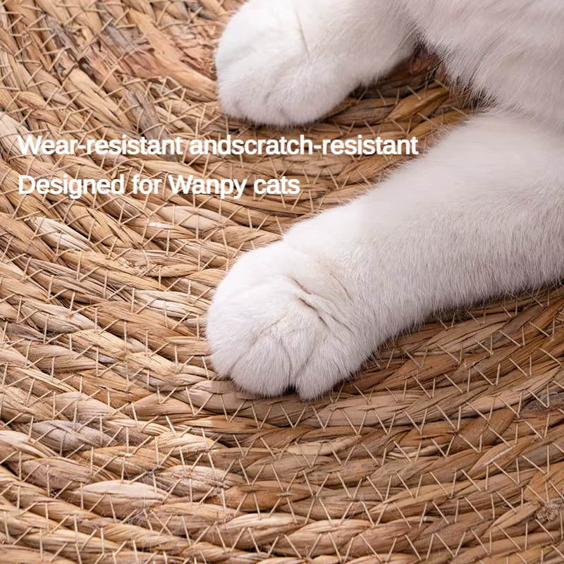 Cat Scratcher Rattan Mat Board Cat Scratch for Sharpen Nails Scraper Cats Tree Cat scratching post Sofa Mats Furniture Protector — imagen 2