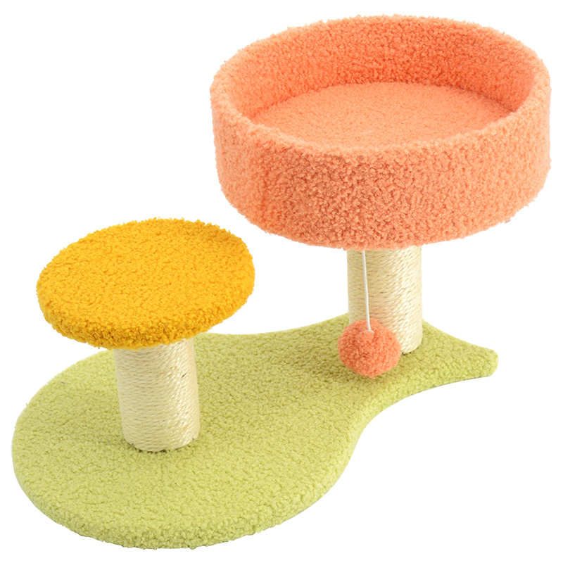 Cat Climbing Cat Nest Integrated Cat Stand Small Cat Tree Sisal Cat Toy Cat Jumping Platform Grab Board Cat Grab Column — image 9