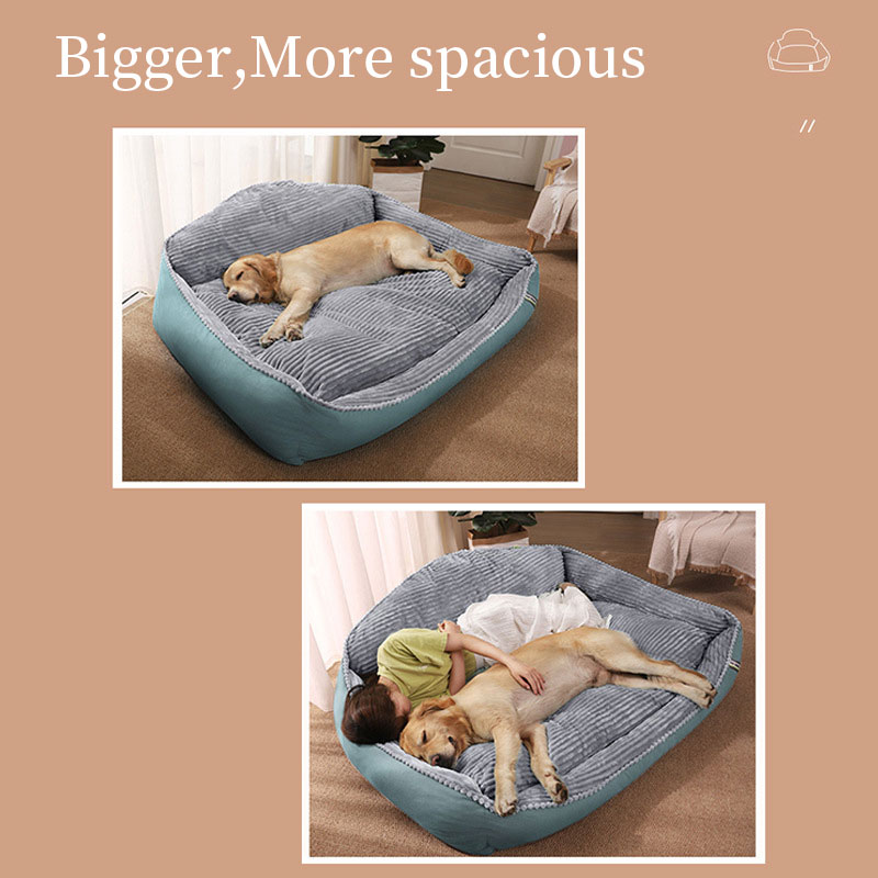 Dog House Large Dog Winter Warm Pet Mat Golden Hair Pet Winter Sofa Dog Cushion Four Seasons Universal Dog Bed — image 1