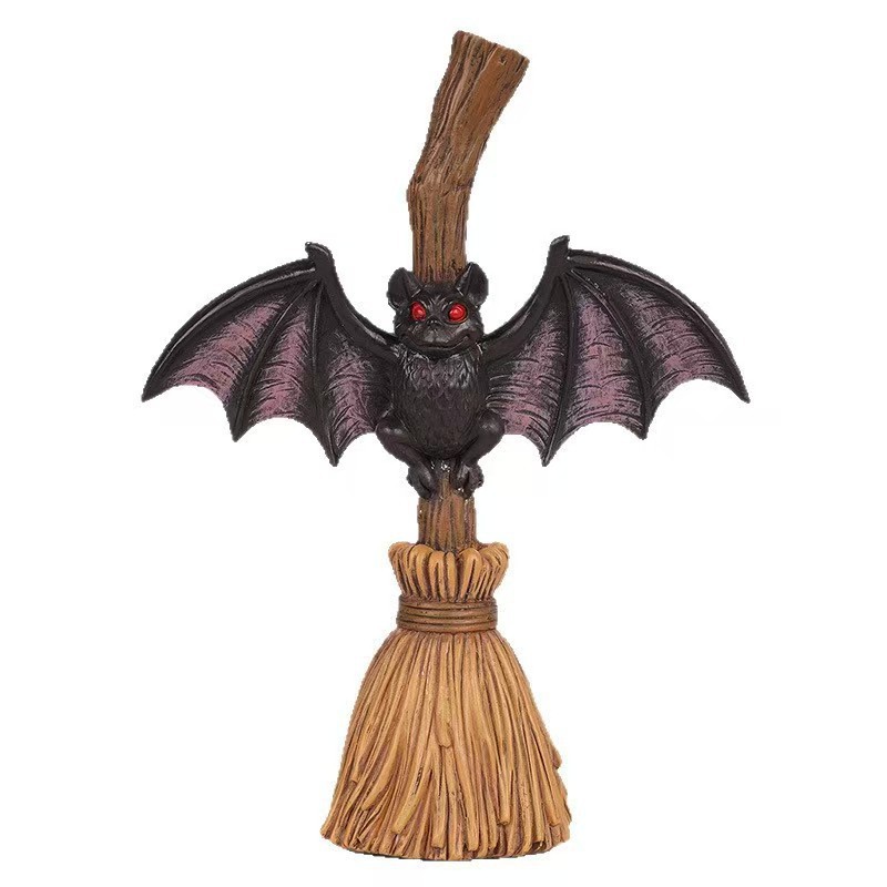 Decoración de Murciélago para Halloween - Escoba Fantasma Jardín — imagen 6