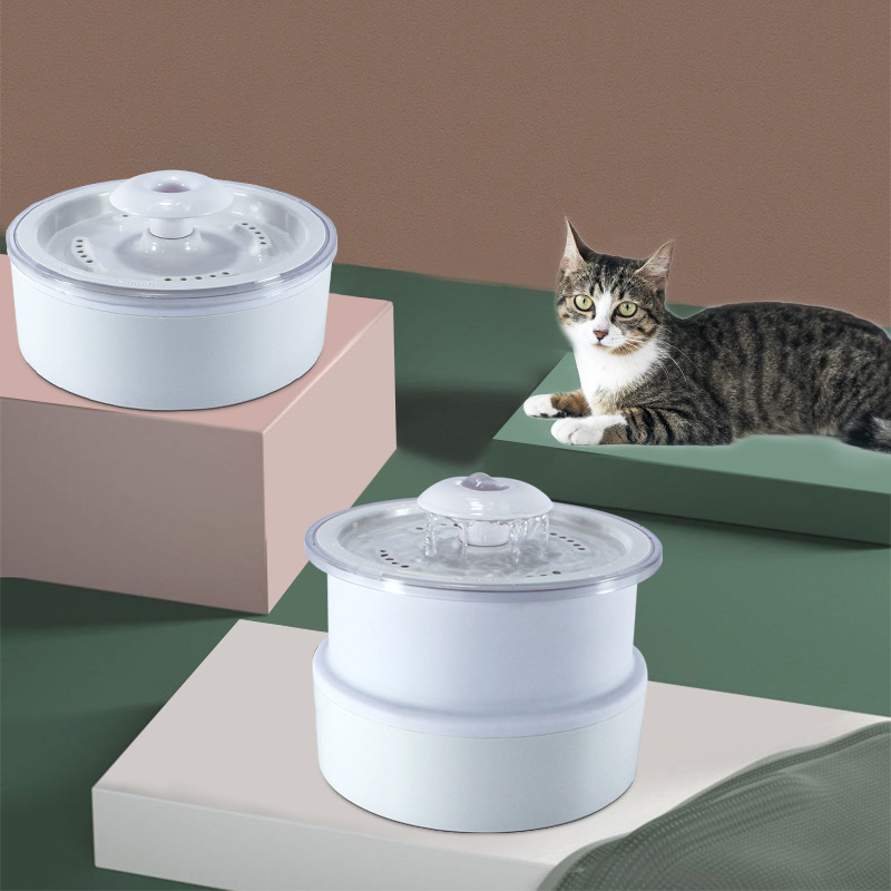 Foldable Pet Water Dispenser Luminous Automatic Water Dispenser Water Cycle Dog Water Feeder — image 3