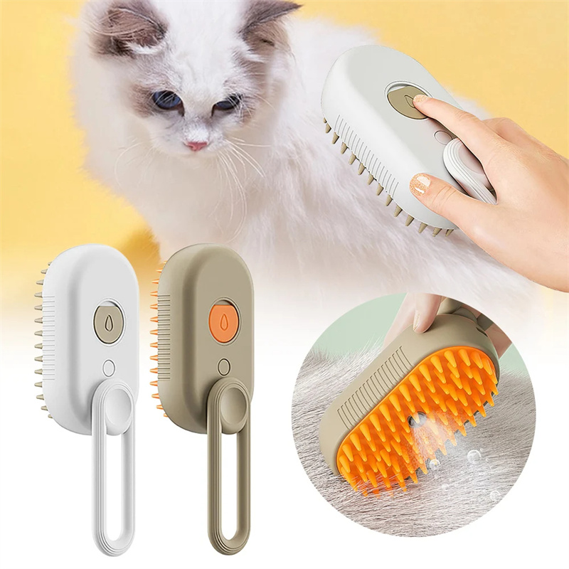 Pulidor de Gato con Vapor 3 en 1 - Cepillo Eléctrico para Mascotas con Masaje y Eliminación de Pelo — imagen 19
