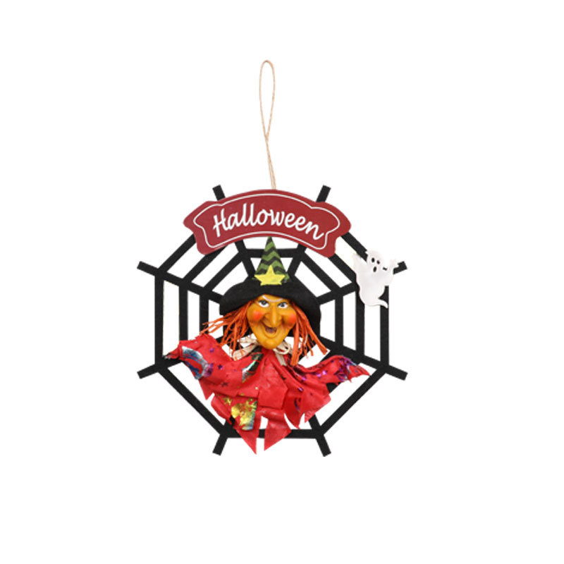 Halloween Spider Web Hanging Decoration Non-woven Fabric Ornament for Bar, KTV, Ghost Festival Scene Decoration Door Hanging — image 8