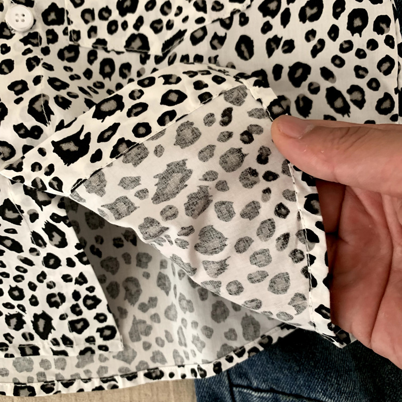 Boys' shirt leopard print versatile children's jacket — image 4