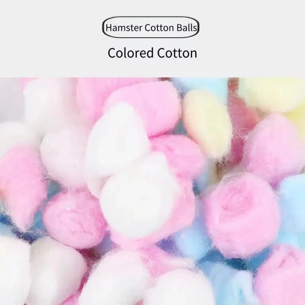 Hamster Nesting Cotton Warm Soft Bedding for Small Pets Sugar Glider Hedgehog Fancy Rat Winter Nest Material — image 3