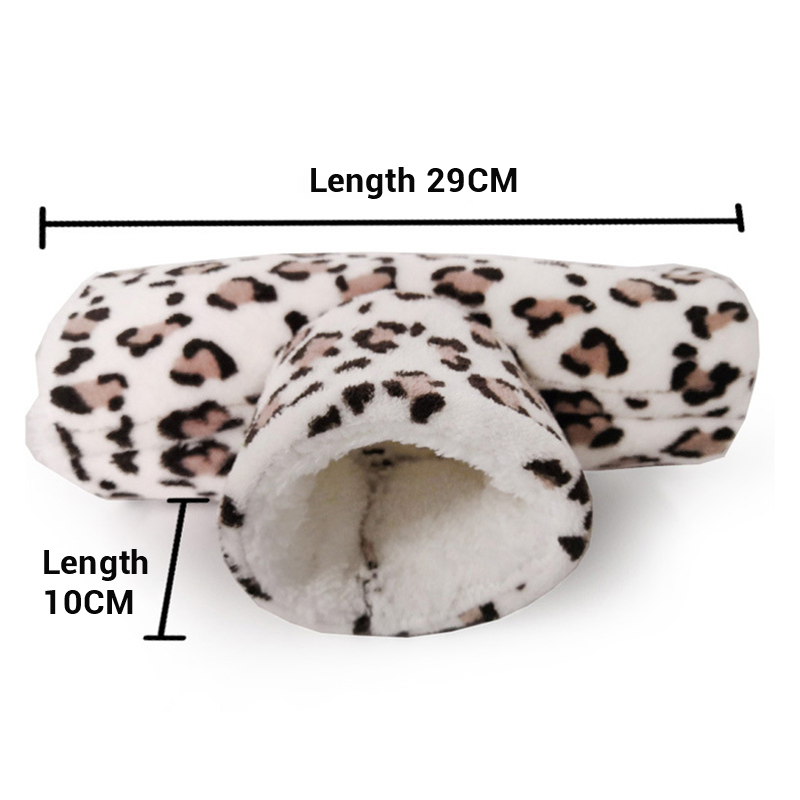 Hamster Cotton Nest Honey Bag Glider Dutch Pig Hedgehog Winter Warm Shelter Passage Pet Toy Tunnel — image 2