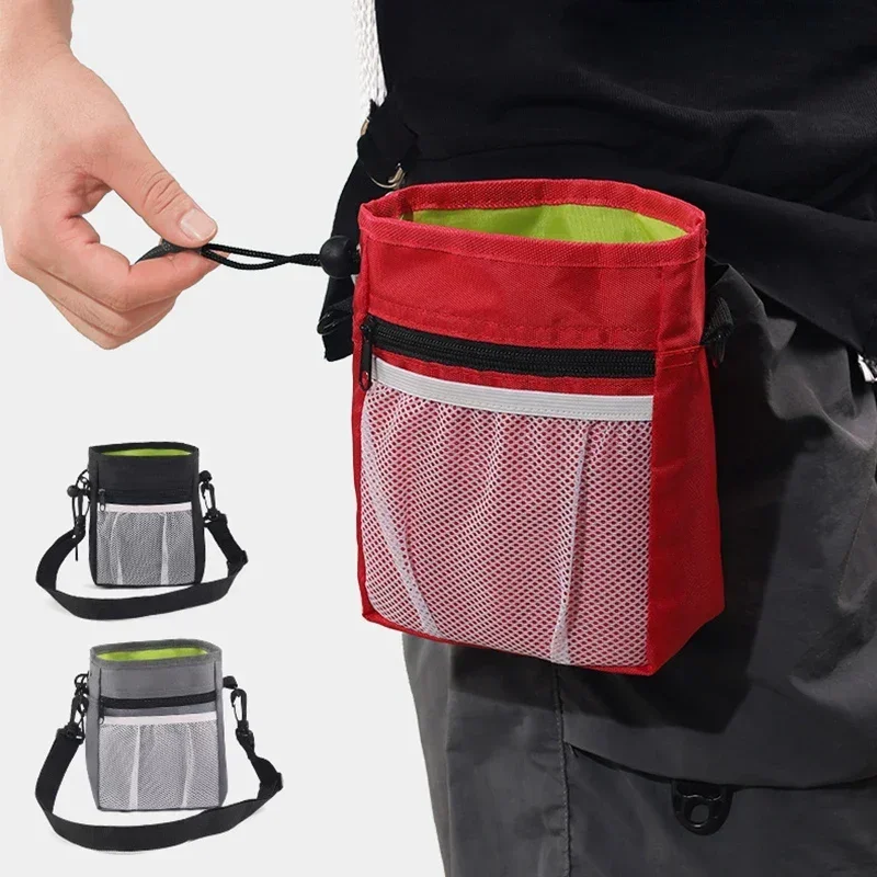 Pet Dog Puppy Training Treat Snack Pet Feed Pocket Pouch Multifunctional Pouch Food Crossbody Bag Pocket Dogwalking Waist Bag — image 3