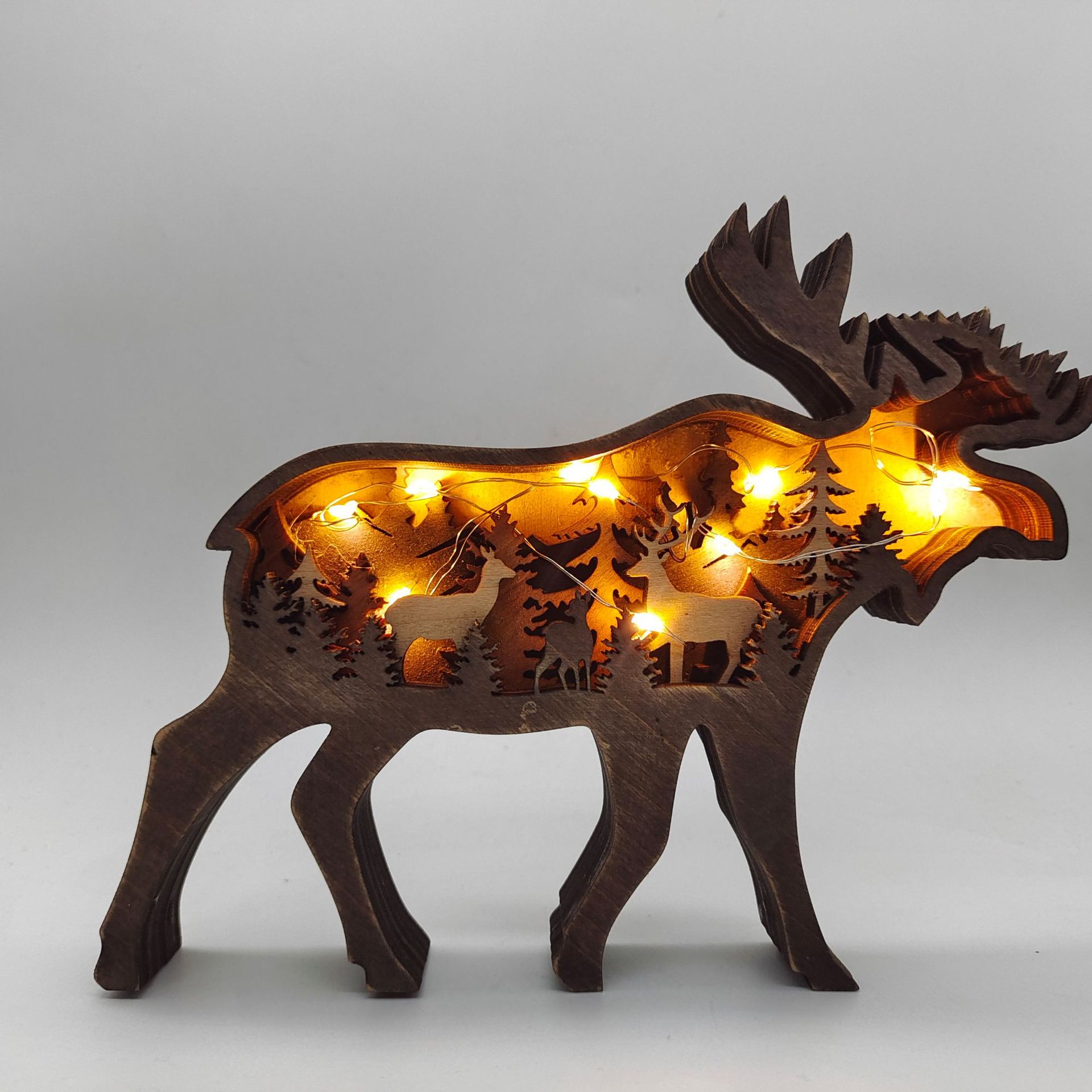 Nuevos Decorativos de Madera Tallados Animales para Creatividad en el Hogar — imagen 5