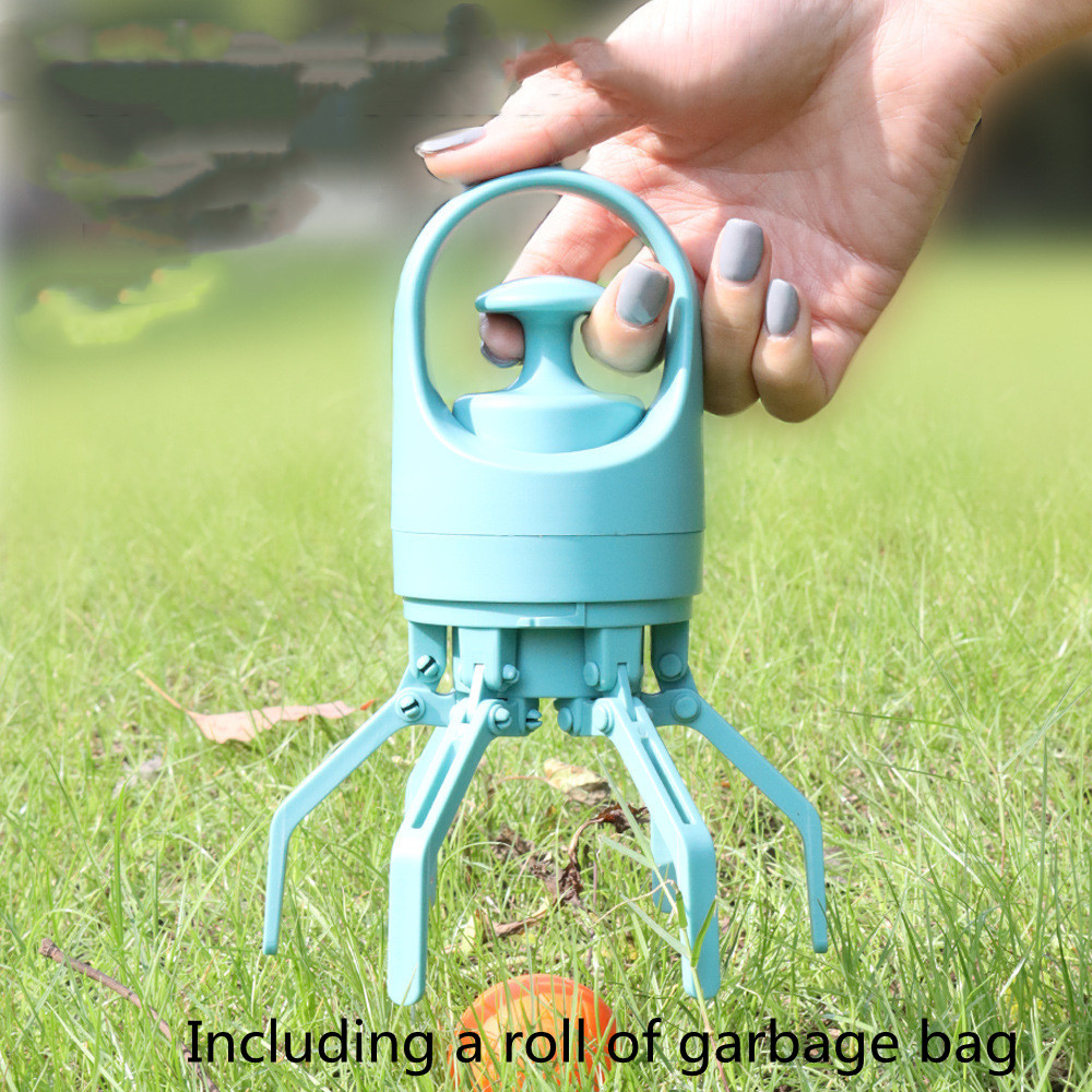 Soplador Portátil Ligero de Heces Caninas con Dispensador Integrado de Bolsas para Recoger Excrementos de Perros con Ganchos de 8 Patas — imagen 29