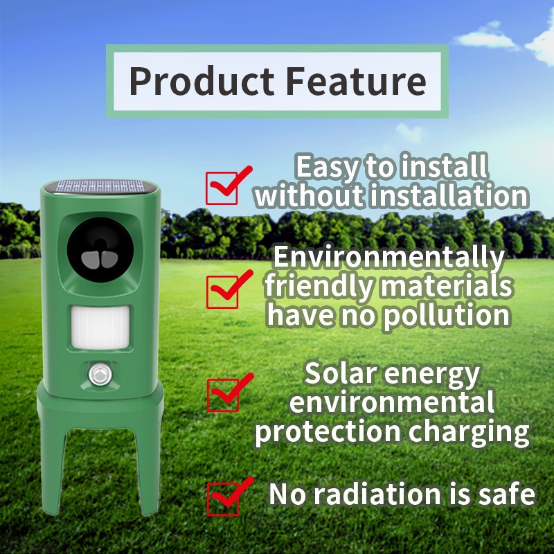 Repelente de ratones solar, repelente multi-piso para gatos y repelente ultrasonido LED para perros — imagen 5