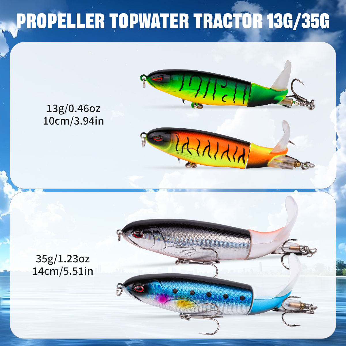 Set de 25 Piezas de Señuelos Topwater de Hélice Multi-sección para Pesca, Señuelo Realista de Pato y Accesorios de Rana, para Pesca de Lubina en Agua Dulce — imagen 2