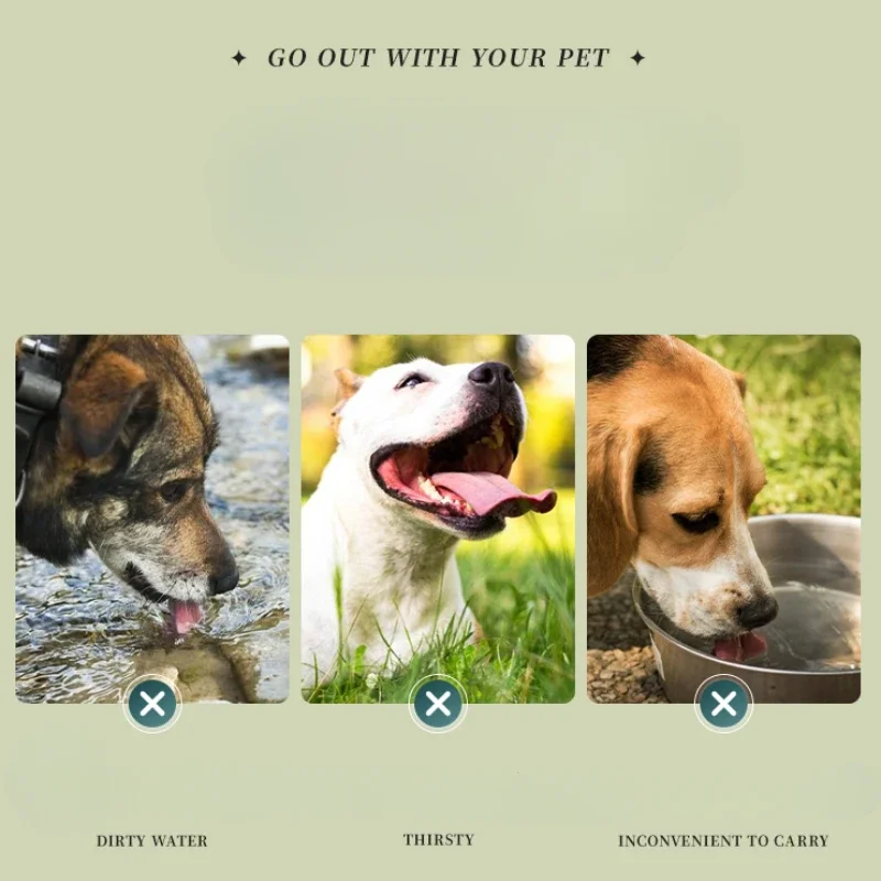 Comedor Portátil de Mascotas Reutilizable en Silicón para Perros y Gatos - Tazón de Alimento y Agua Outdoor — imagen 4