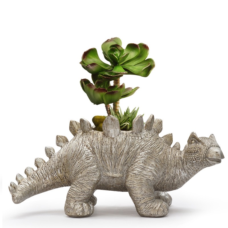 Adornos de Maceta de Resina con Dinosaurio de Caricatura — imagen 6