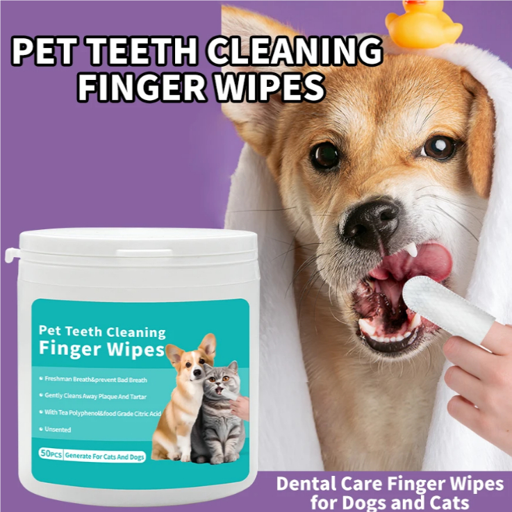 Productos de limpieza para mascotas desechables pañales de limpieza para dientes toallitas para oídos cuidado de orejas eliminación de ácaros del oído limpiadores de orejas para gatos y perros productos para mascotas — imagen 3