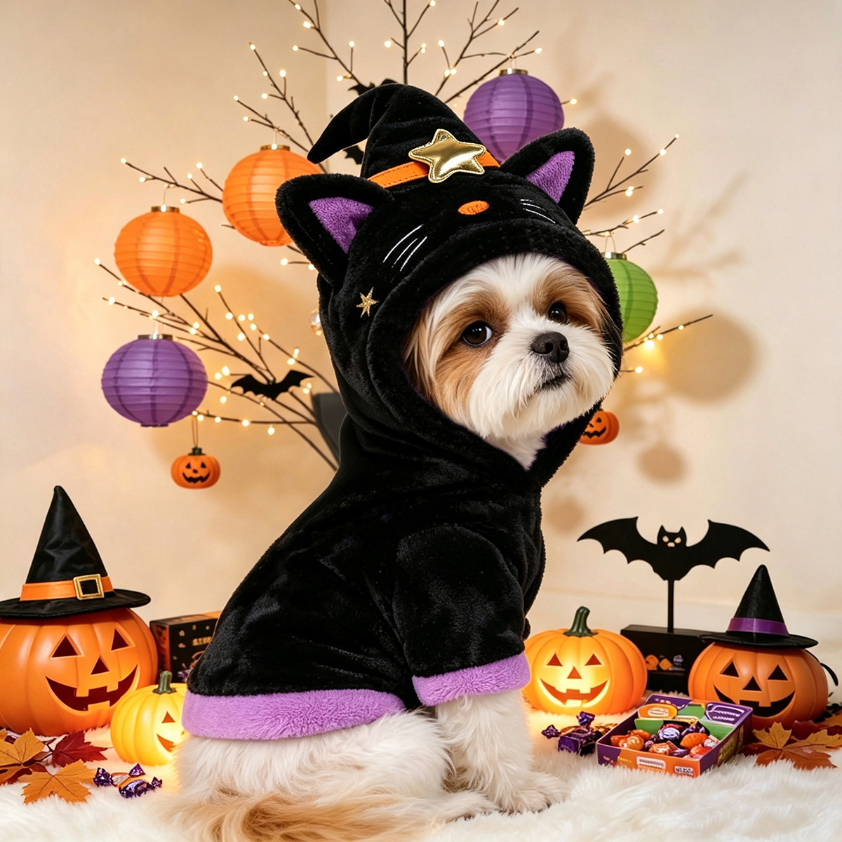 Pet Clothes Spring Autumn Small Dog Puppy Cute Pet Festival Atmosphere Costume Halloween Transformation Outfit — image 1