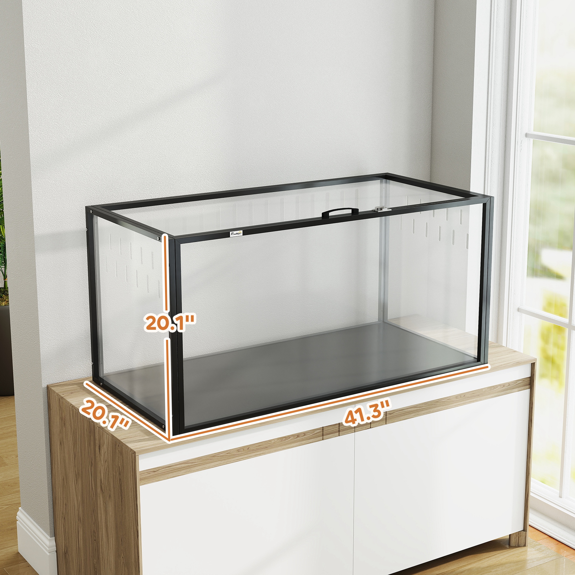 Large Acrylic Hamster Cage, Chewproof Guinea Pig Cage with Openable Top, for Hedgehog, Dwarf Hamster, Rat — image 4