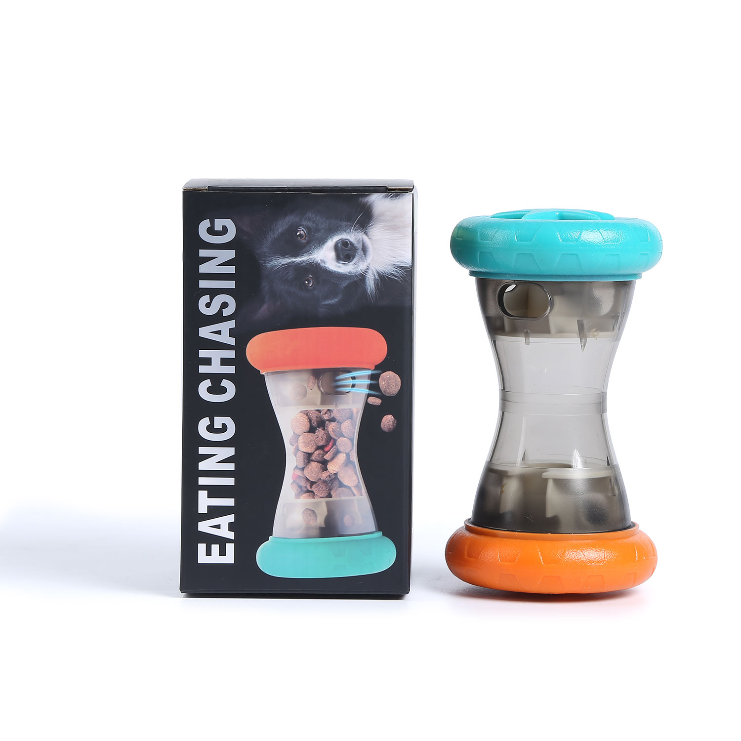 Pet Food Leakage Dumbbell Dog Toys Slow Food Leakage Training Interactive Fun Leakage Device Supplies — image 3