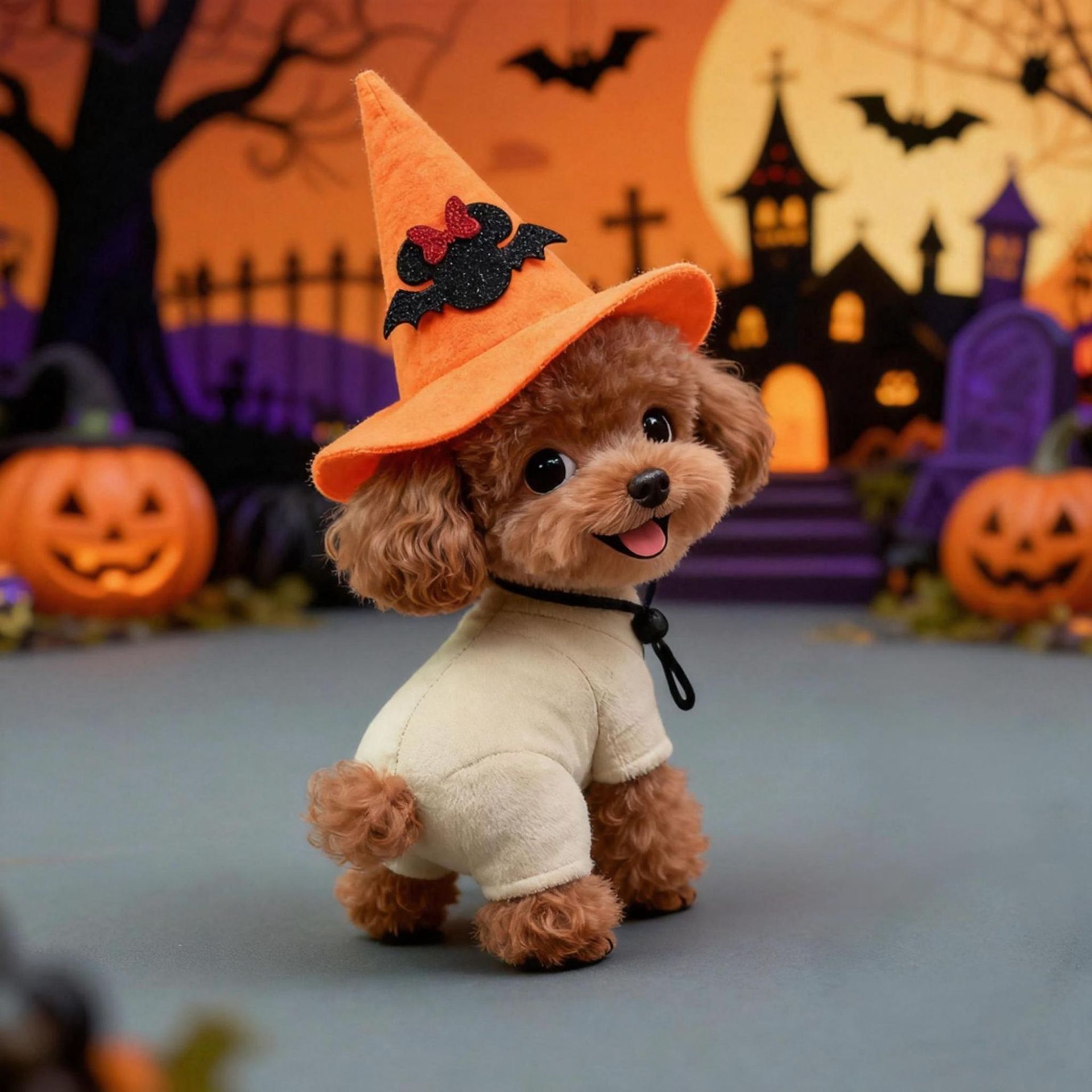 Pet Halloween Hat Creative Pumpkin Devil Spider New Stock Rabbit Pet Dog — image 10