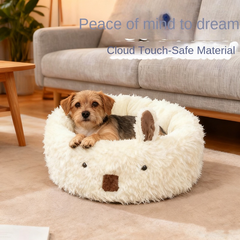 Cama de Perro para Invierno - Cuna Semi-Cerrada para Mascotas — imagen 2