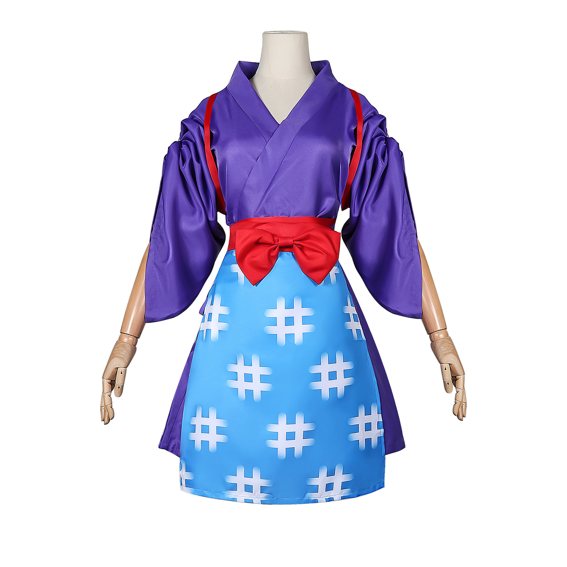 Animal Crossing Daisy Mae Kimono Cosplay Costume Women's Anime Convention Performance Outfit — image 3