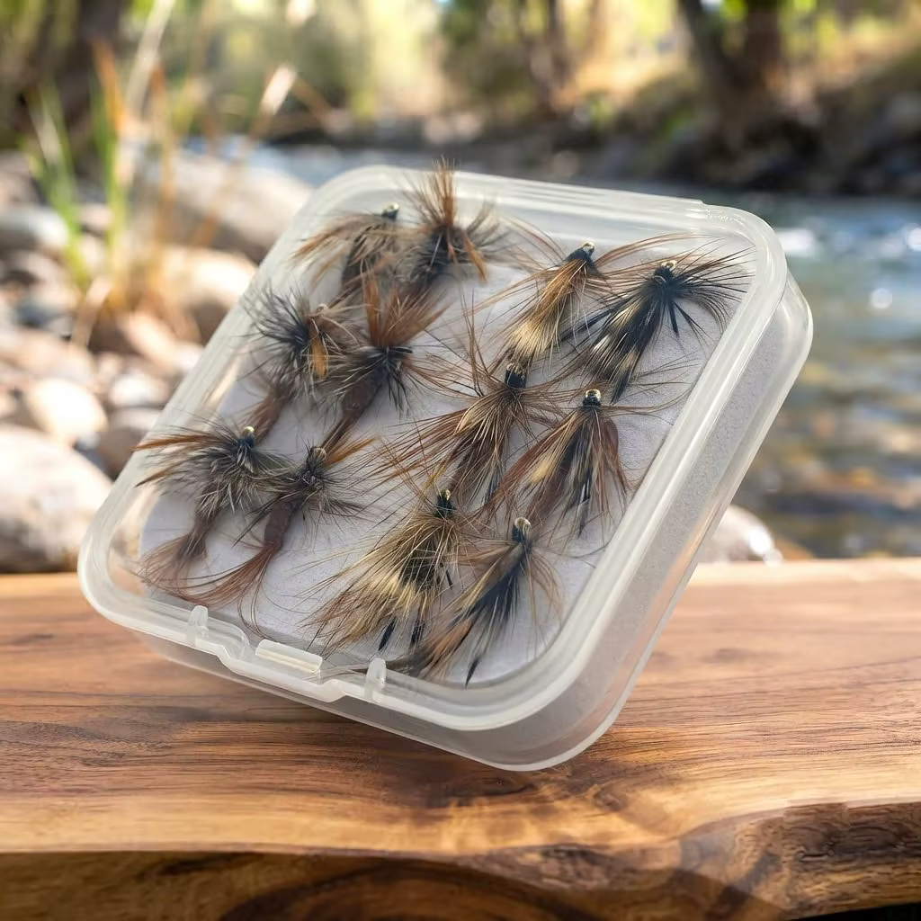 6/12pcs Outdoor Simulation Fly Fishing Lures Set, Artificial Feather Baits, Stream Freshwater Trout and Minnow Fishing Lures — image 4