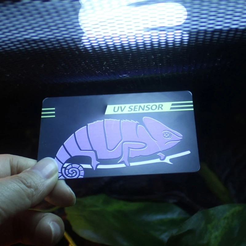 Reptile UVB Light Lamp Bulb Test Card UV Tests Paper Reptiles Terrarium Lamp Life Effective Tester Meter Pet Supplies — image 5
