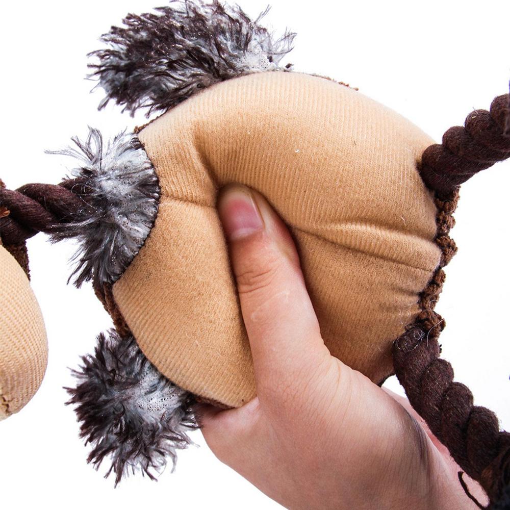 Stuffless Dog Toys Plush Toys For Aggressive Chewers Dog Toys For Aggressive Chewers Puppy Chew Toys Squeaky Plush Dog Toy With — image 7