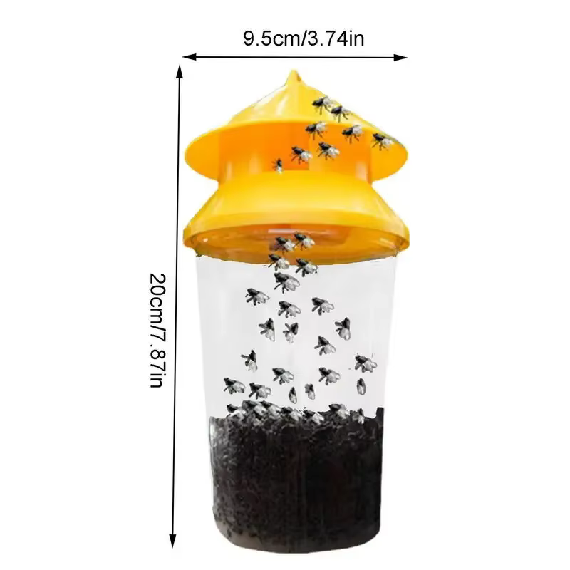 2 Piezas de Trampas para Moscas Reutilizables, Bolsas Cebo Atrapamoscas para Exteriores, Resistentes y Confiables para Pastizales, Huertos, Establos, Granjas, Jardines y Caballerizas — imagen 5