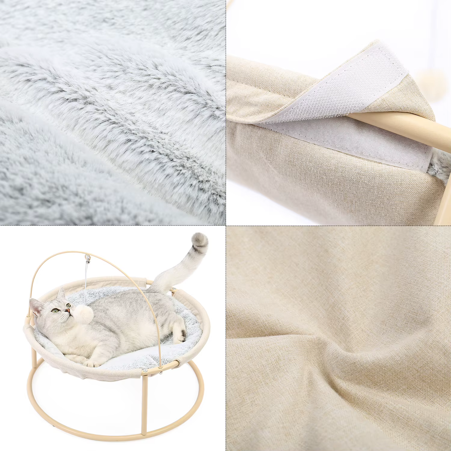 Removable Pet Hammock for Cats and Dogs, Bed House, Lounger, Kitten, Window, Warm, Cute, Sleeping Mats, Products, Winter — image 4
