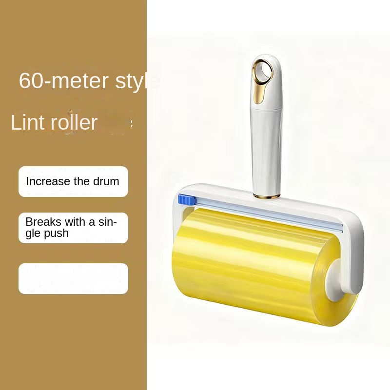 Roller Lint Remover with Reversible Adhesive Tape, Wide Pet Hair Remover Roller, Hair Removal Tool — image 9