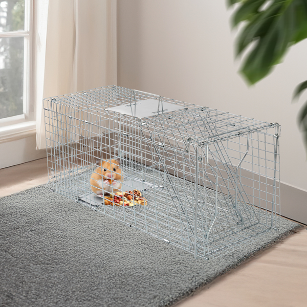 Silver Folding Iron Pet Fence — image 3