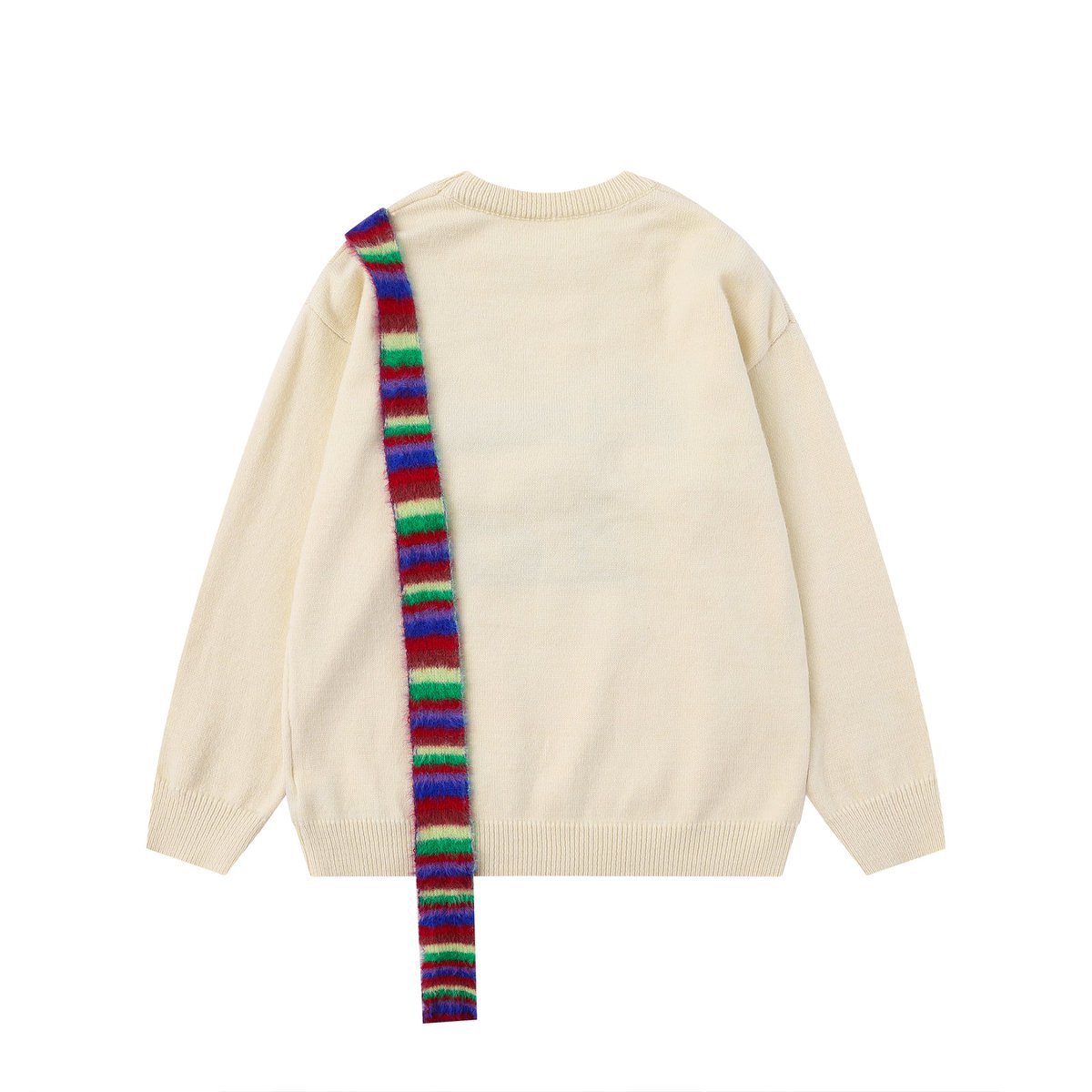Little dog rainbow scarf sweater — image 5