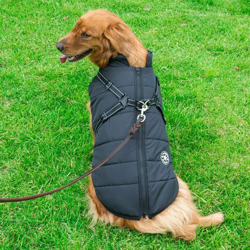 New Pet Clothes Reflective Rush Suit Big Dog Clothes Warm Dog Clothes In Autumn And Winter Pet Supplies — image 7