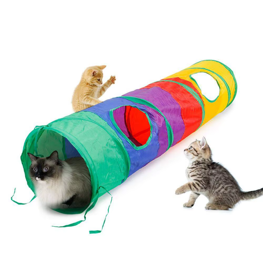 Túnel de Juego Colapsable para Gatos y Perros - Tubo de Entretenimiento Práctico — imagen 2