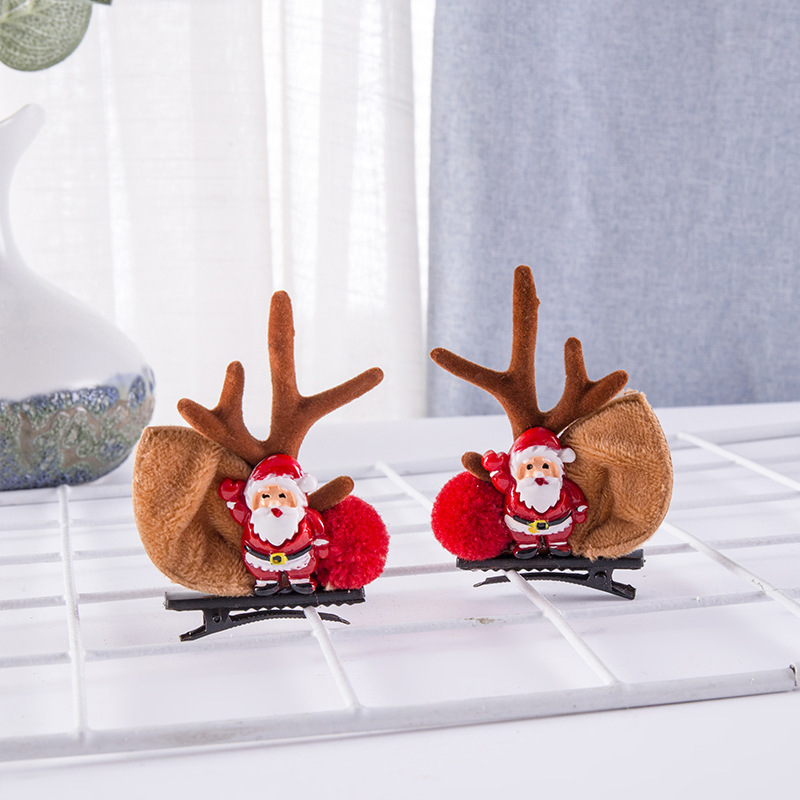 Deer Horn Headwear Hairpin Fairy Christmas Clip Hairpin Photo Taking Hairpin Cute Clip — image 16