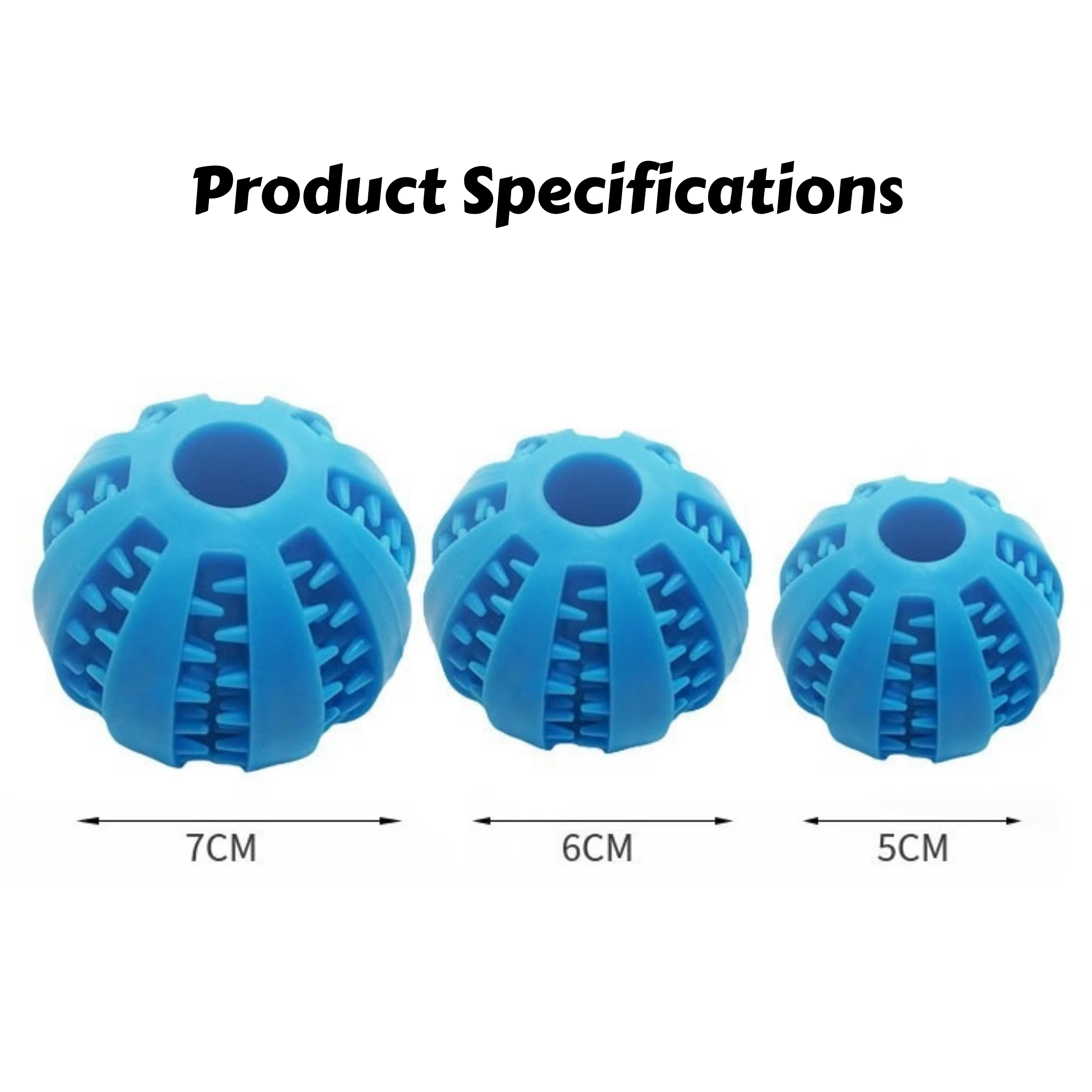 Pelotas de juguete para perros con fugas de agua, rompecabezas para mordisqueo, juguetes antifriques y de entrenamiento contra morder — imagen 6
