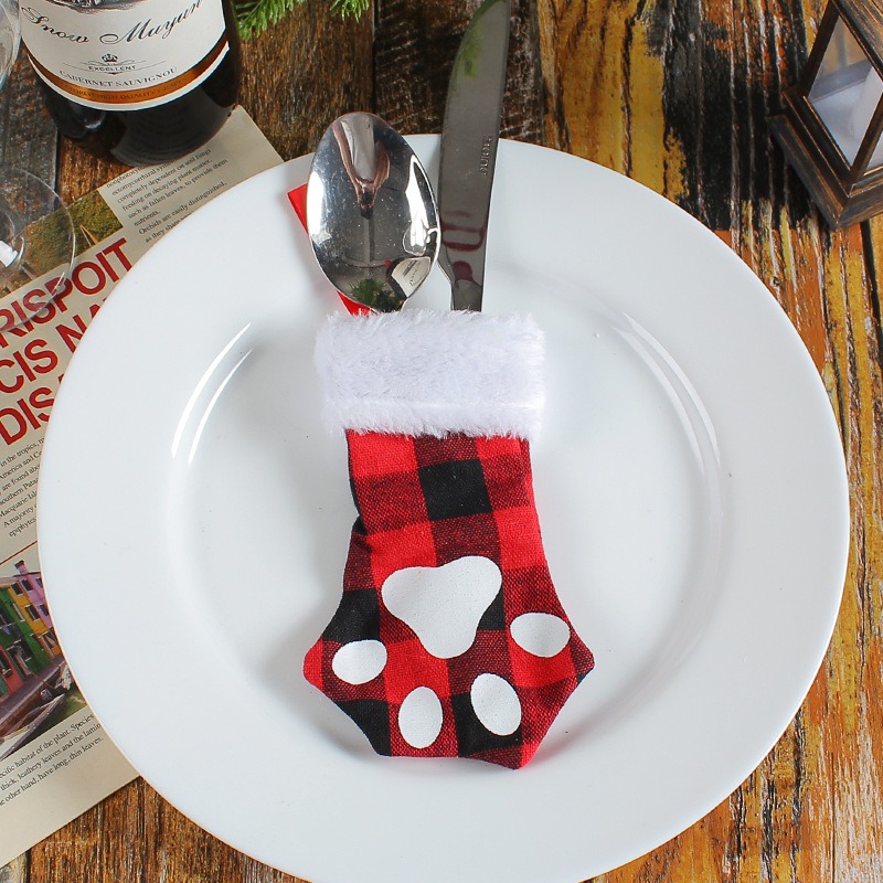 Cat Claw Knife and Fork Set Christmas Gift Bag Restaurant Bar Kitchenware Decoration — image 6