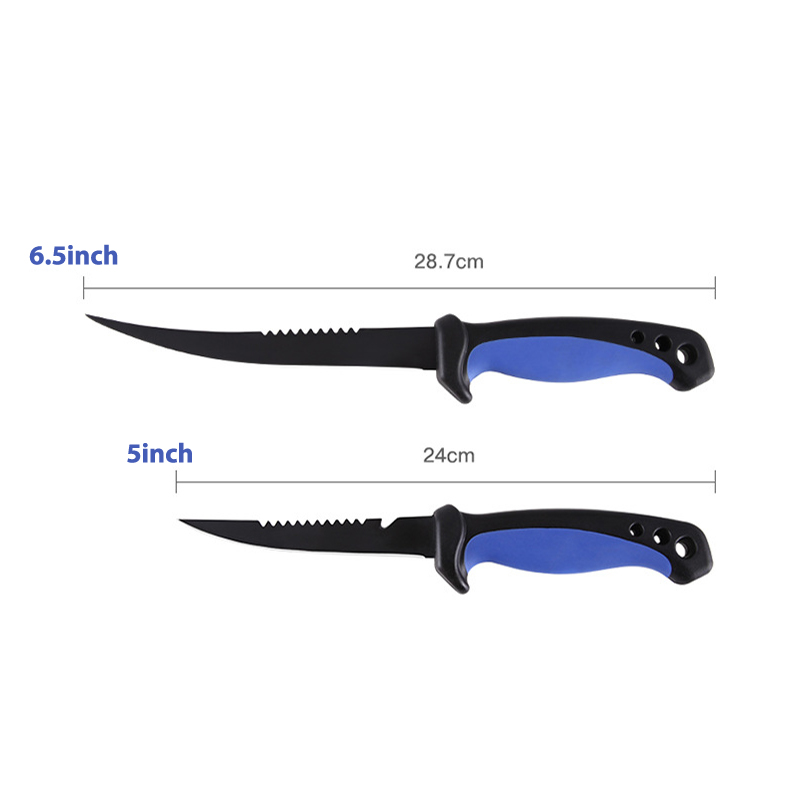 Stainless Steel Back Tooth Phosphorus Fishing Knife Cover — image 5