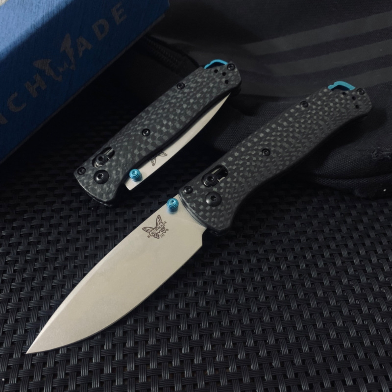 Cuchillo de plegado Butterfly 535533 con mango de fibra de carbono de alta gama para supervivencia al aire libre, utilidad portátil y pesca — imagen 1