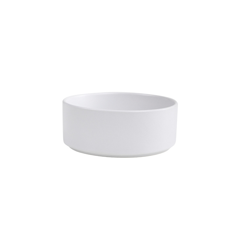 Platos para Mascotas - Estantería de Madera Plato de Ensalada Plato de Fideos Almacenamiento de Llaves Plato de Cerámica para Perros Comida doble — imagen 10